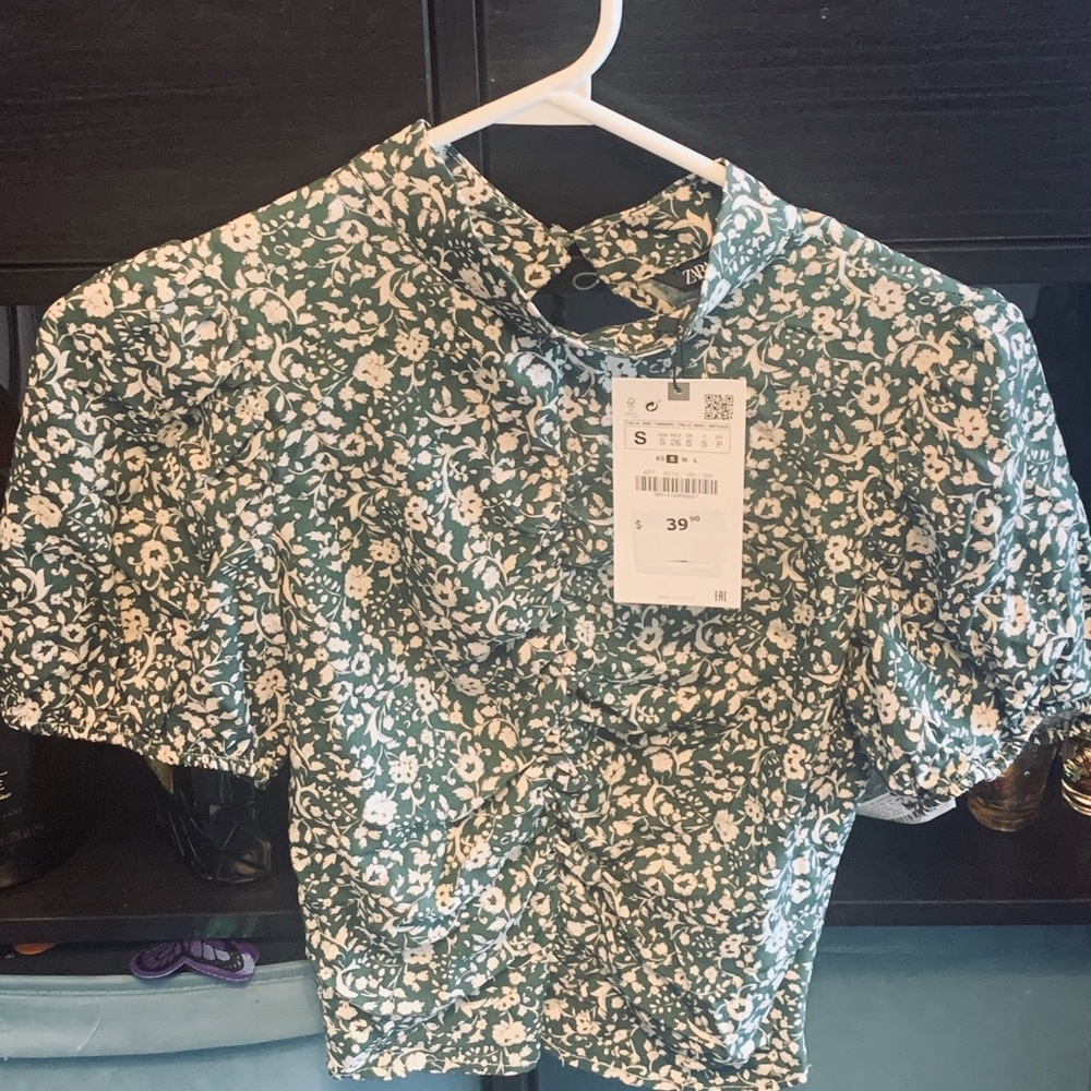 Zara mid rise top